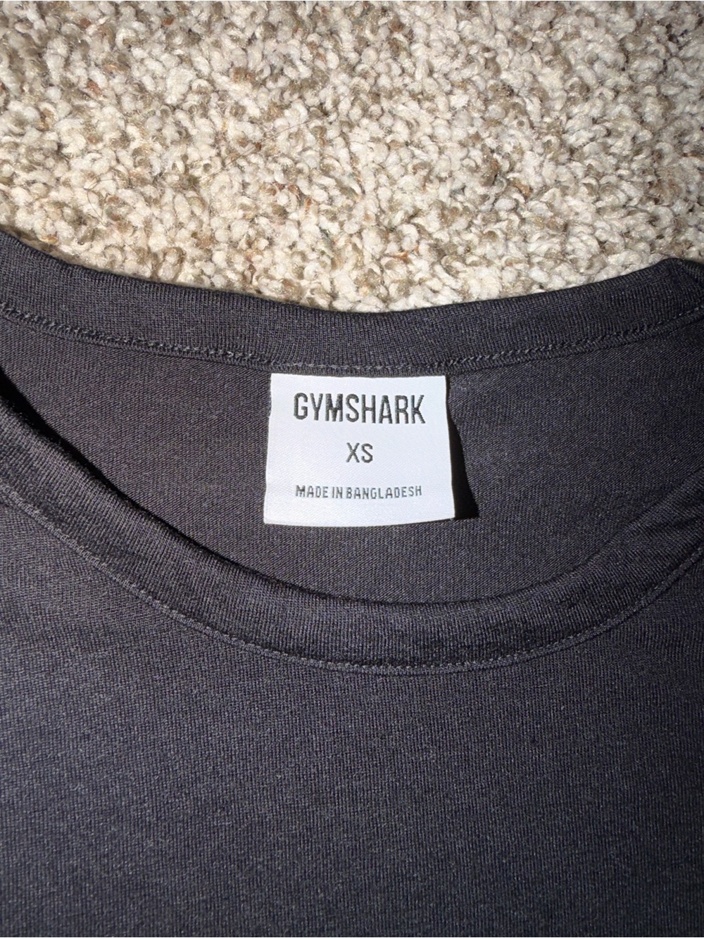 Gymshark Men's Crew Neck T-Shirt - Charcoal Black